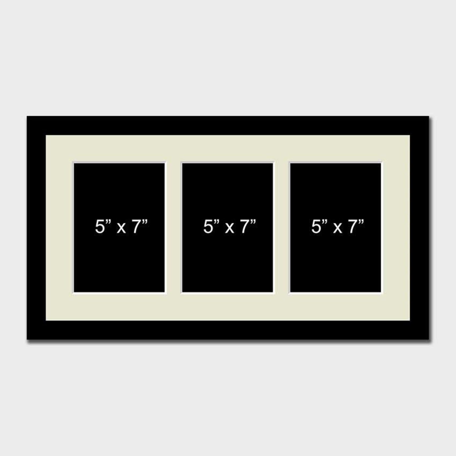 Multi Photo Picture Frame Holds 3 5x7 Photos in Etsy UK