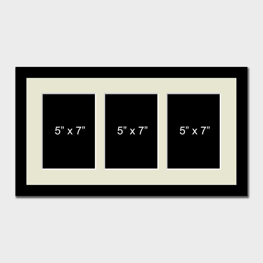Multi Photo Picture Frame Holds 3 5x7 Photos in Etsy UK