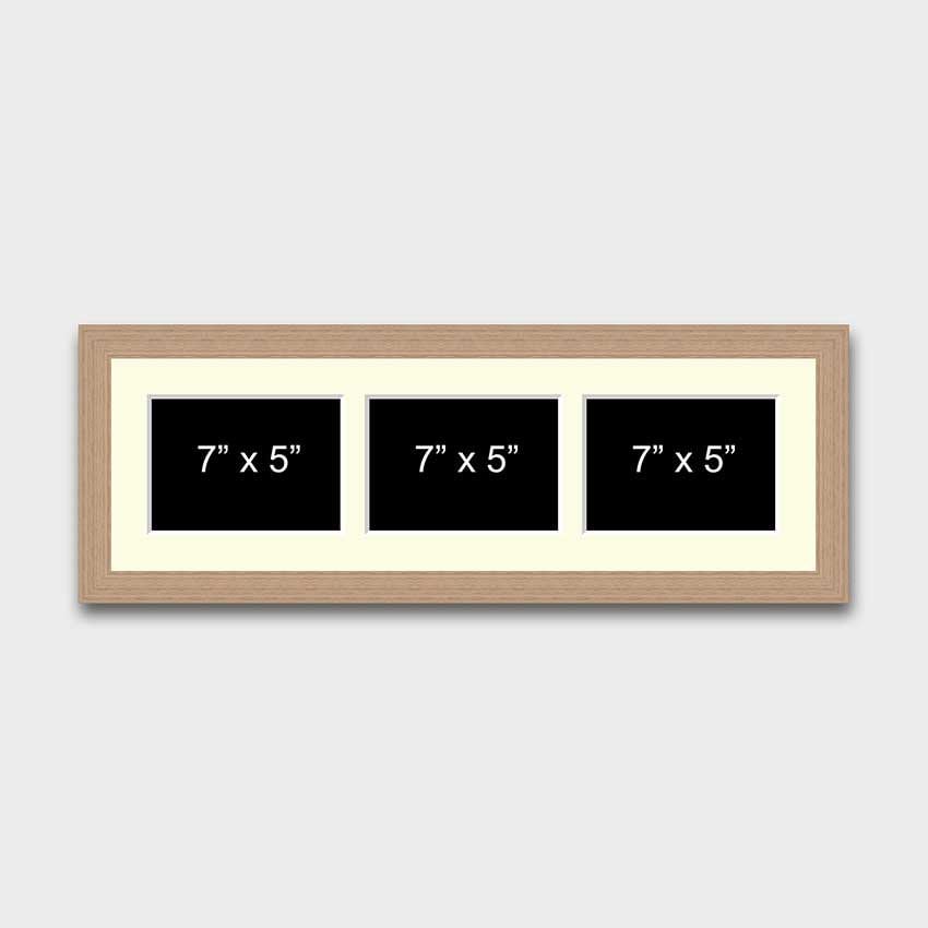 Multi Photo Picture Frame | Holds 3 7