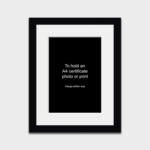 A4 Frame With a Mount to Hold A4 Certificates Photos or Prints