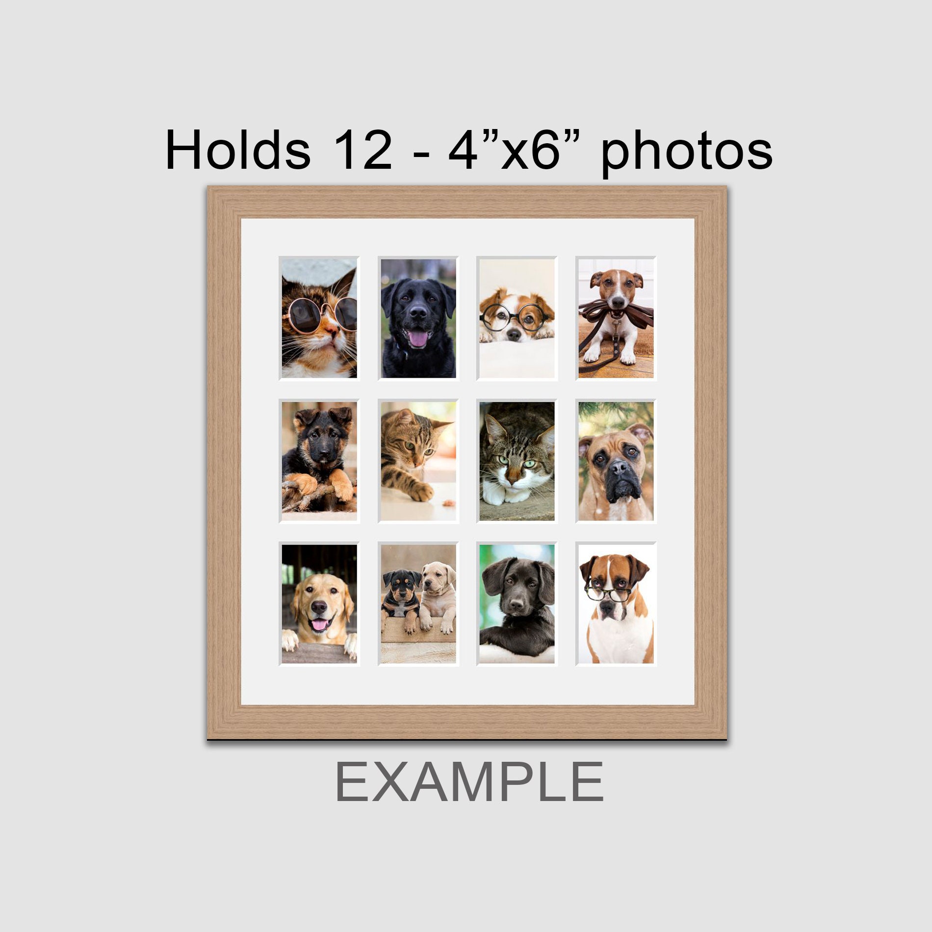 4 X 6 Multi Photo Picture Frame Holds 12 Etsy UK