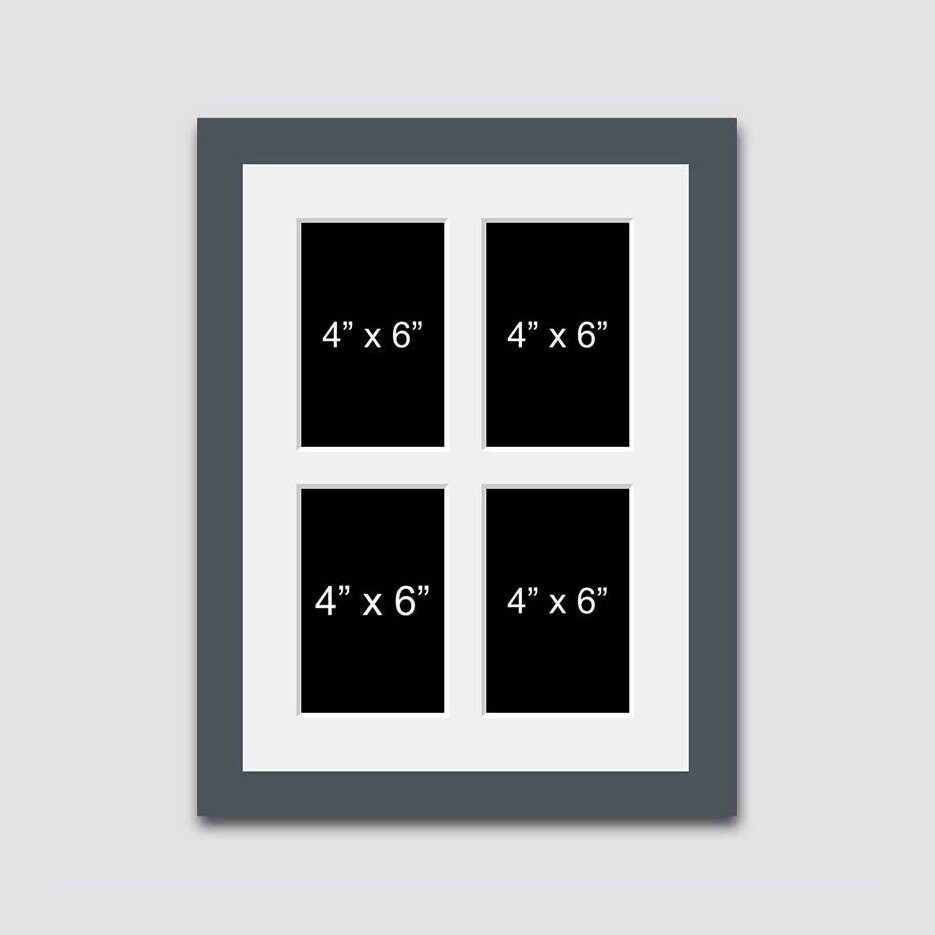 Multi Photo Picture Frame Holds 4 4x6 Photos in Etsy