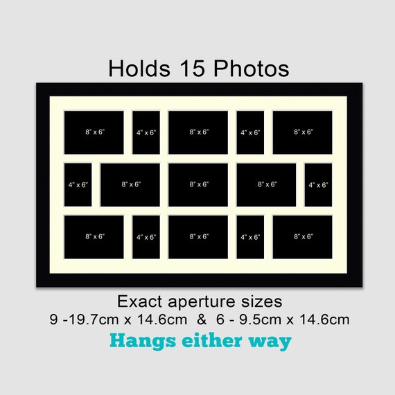 Extra Large Multi Photo Picture Frame | Holds 9 8