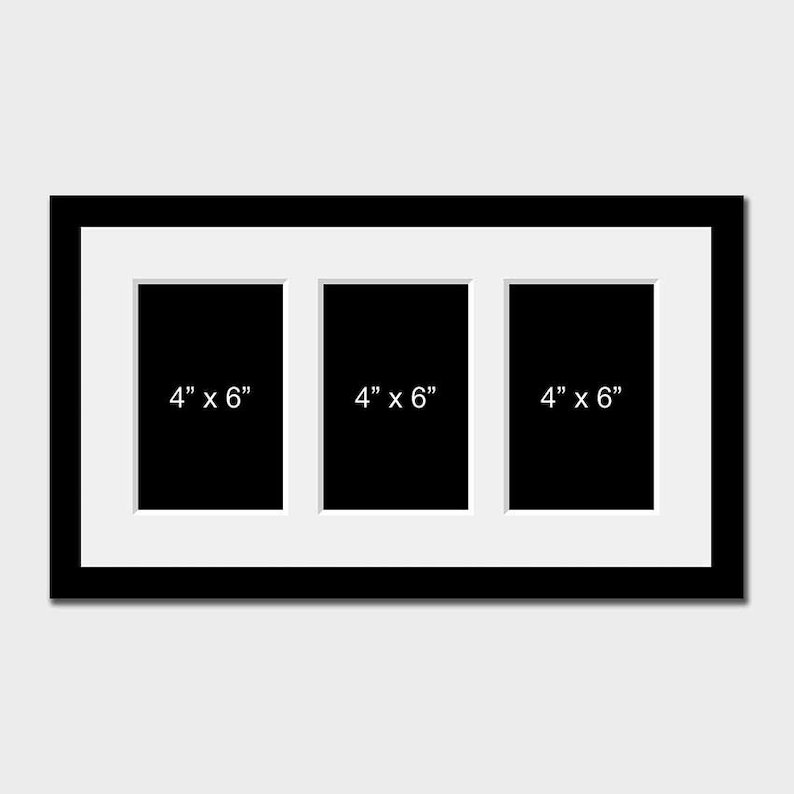 Multi Photo Picture Frame Holds 3 4 X 6 Photos Etsy UK