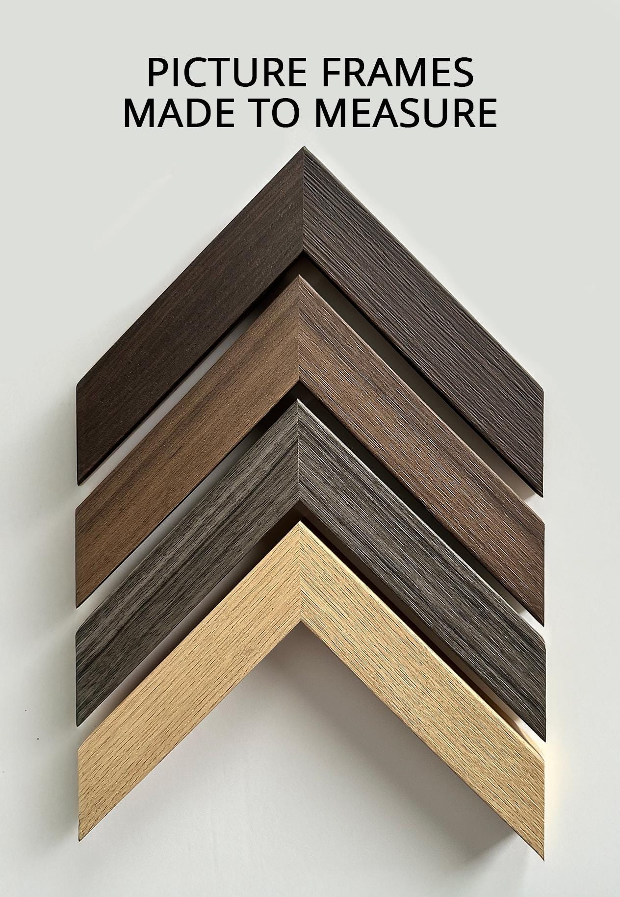 Made to Measure Wooden Picture Frames | Custom Frames | 4 Colour