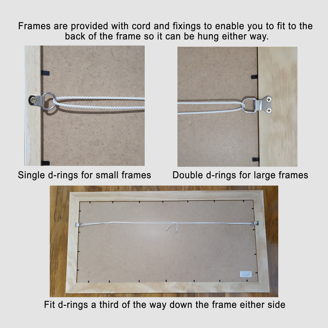 A4 Picture Frame to Hold 3 Photos in a Black Wooden Frame Etsy UK