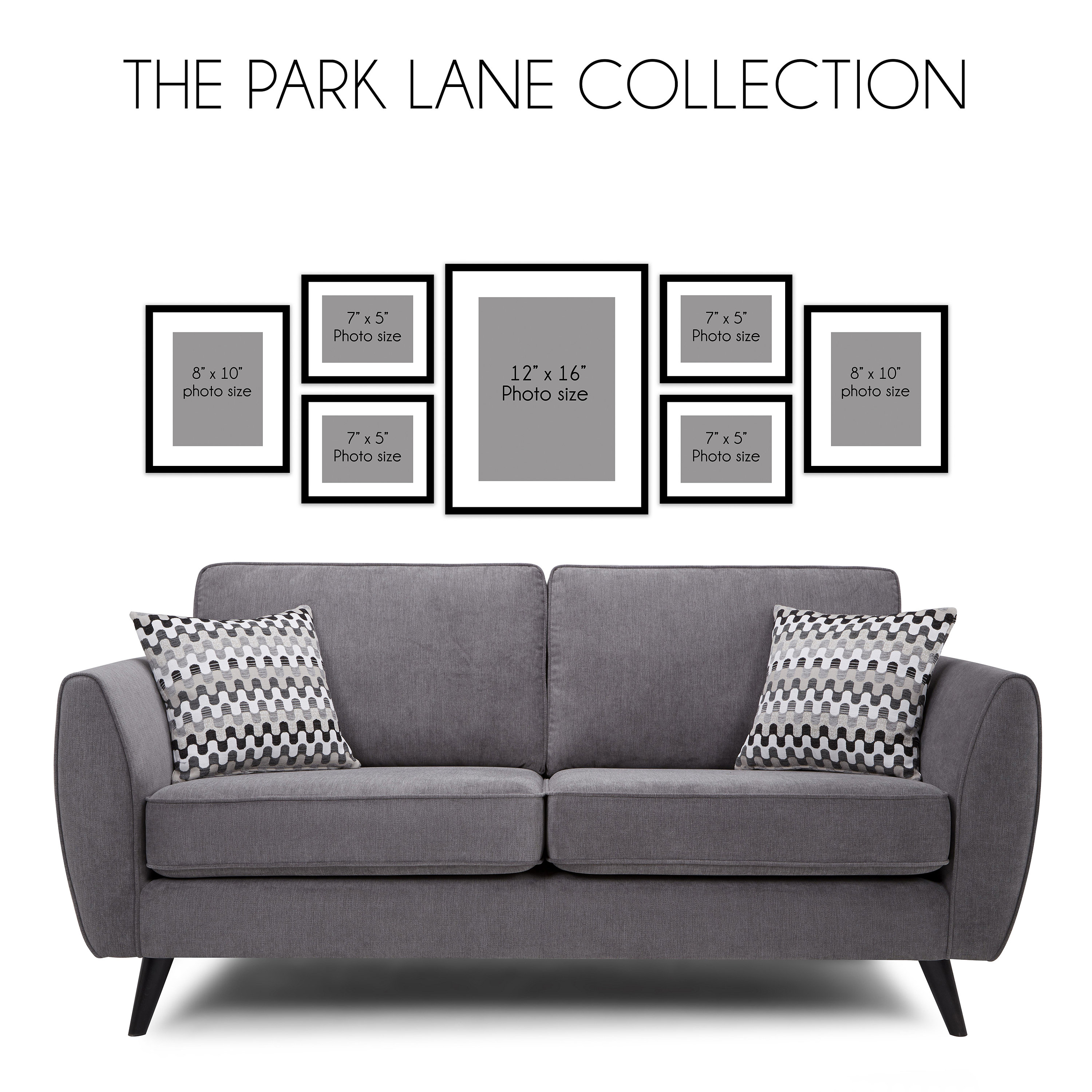 Gallery Wall Frame Set of 7 Picture Frames in White or Black Etsy UK