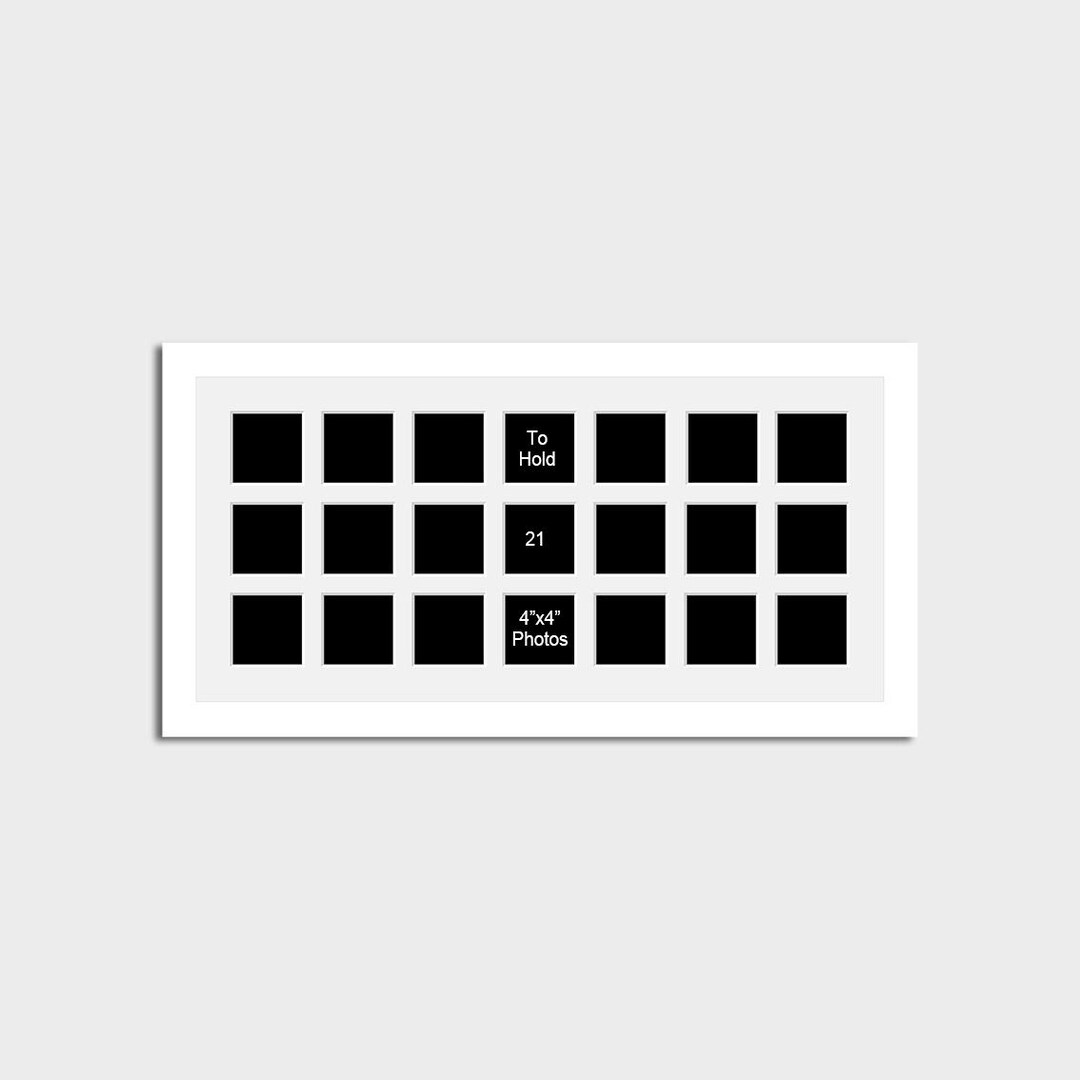 Large Multi Photo Picture Frame | Holds 21 4