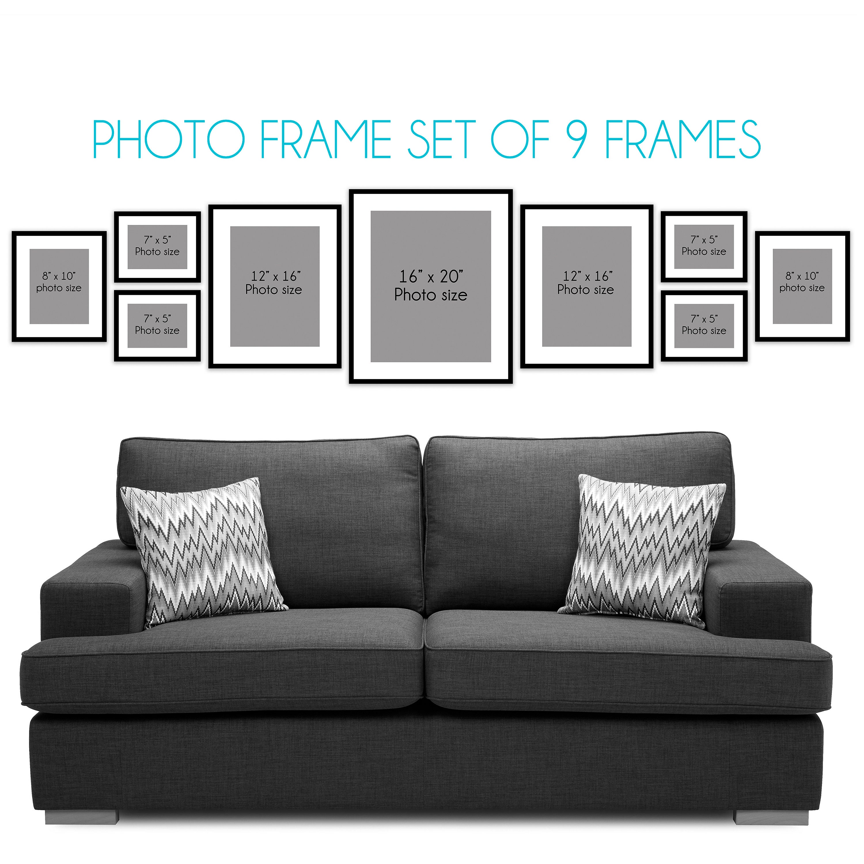 Wall Photo Frame Wall Picture Frames Wooden Picture Frame Sets Picture  Frame Set Of 20 Wall Decoration White Frame And Black Frame With Landscape