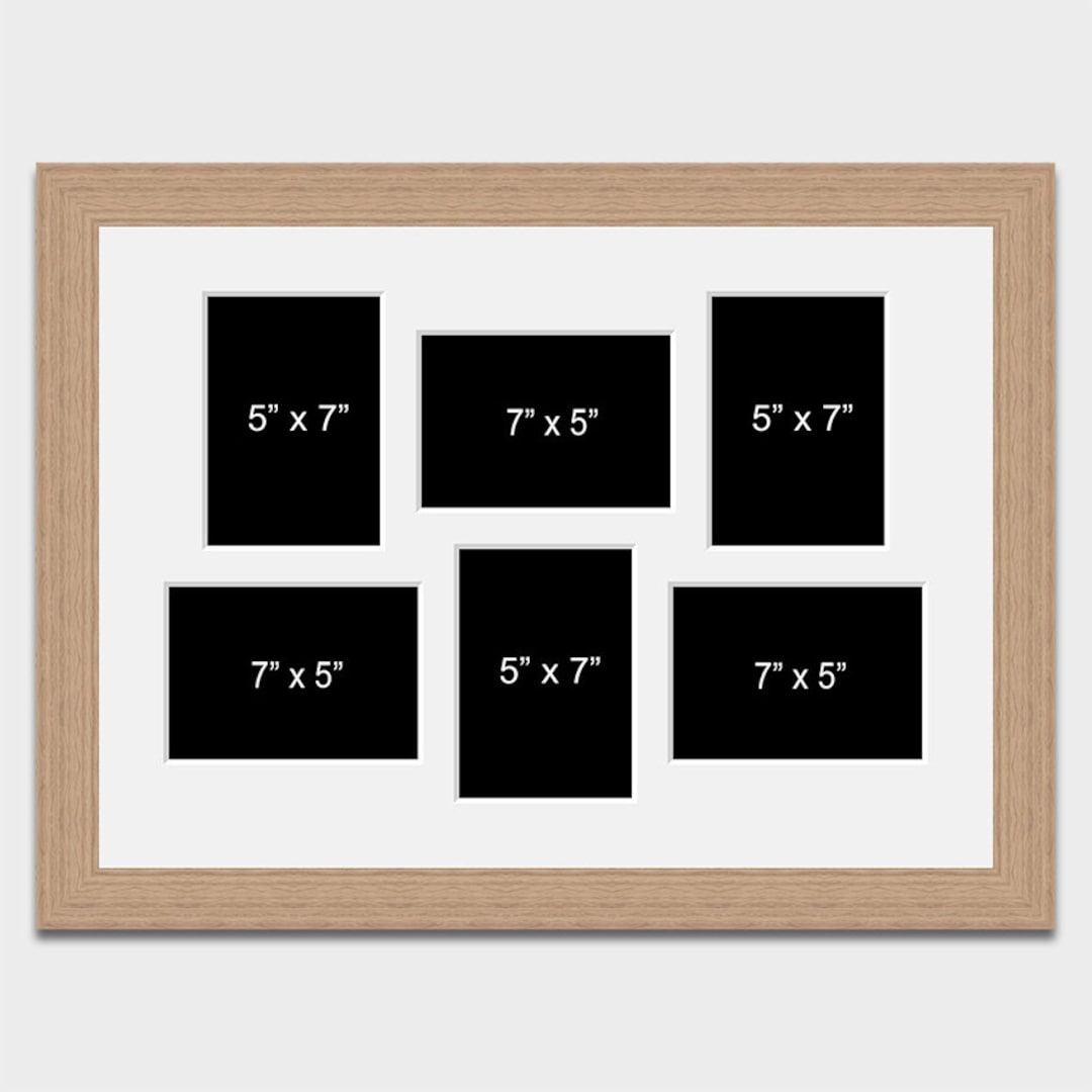 Multi Photo Picture Frame | Holds 6 7