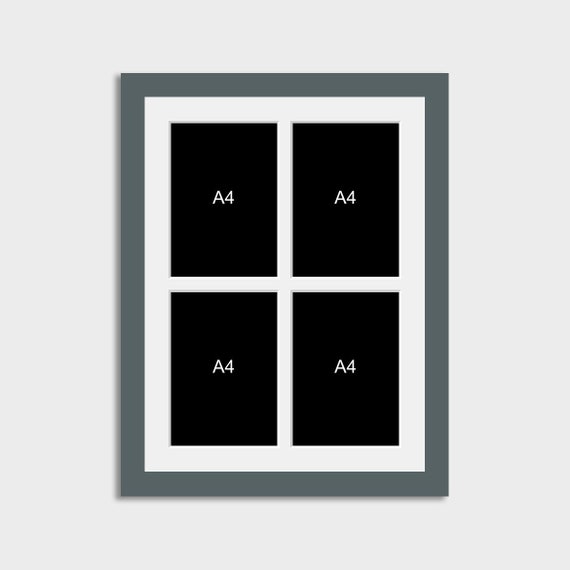 Download A4 Multi Photo Frame Holds 4 A4 Certificates Photos In A Etsy