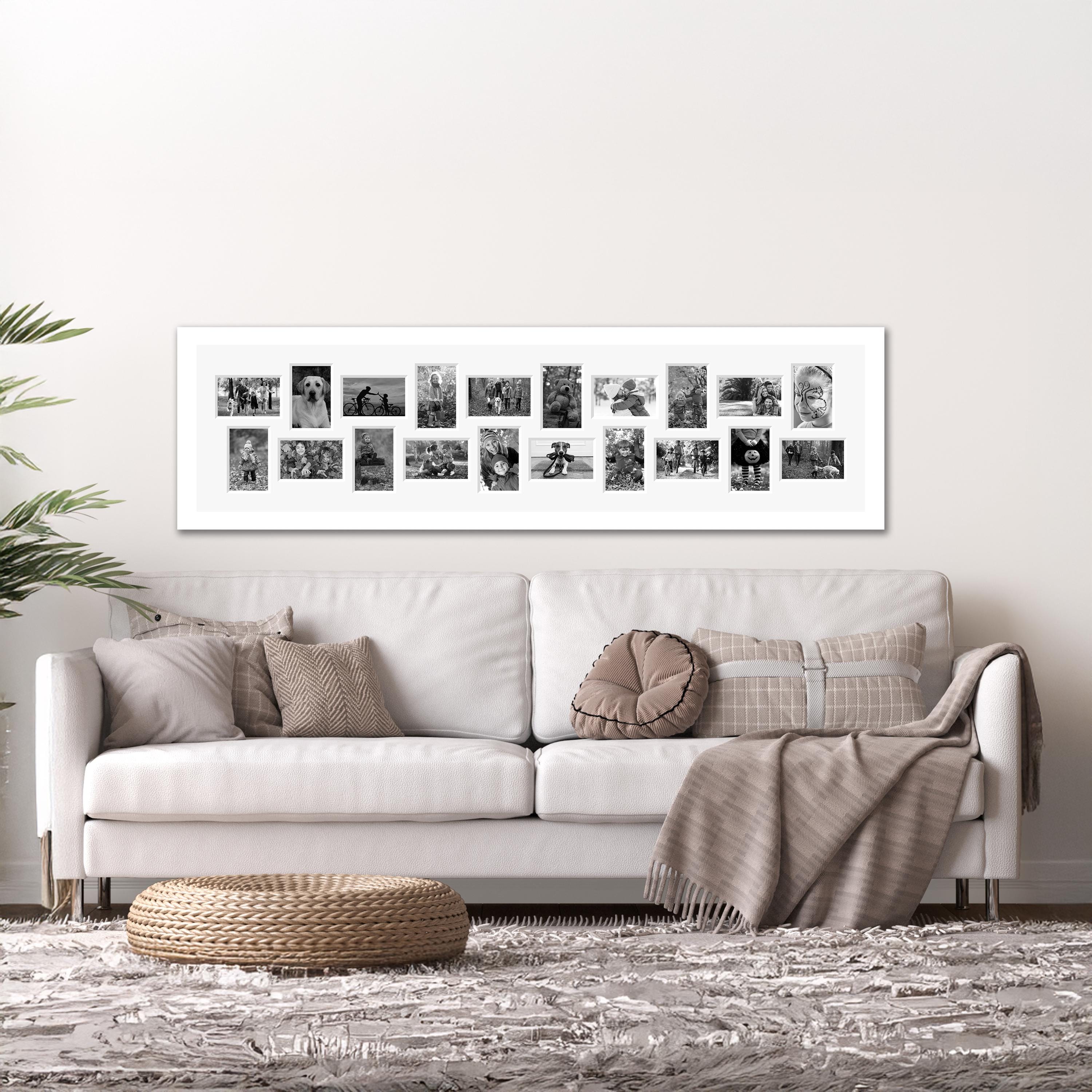 Large Panoramic Multi Photo Picture Frame | Holds 20 - 6