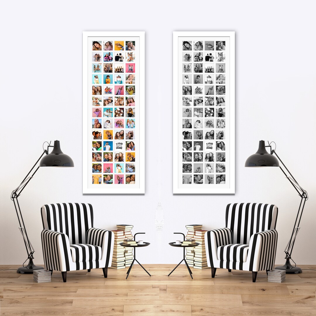 52 Aperture Multi Photo Frame Extra Large | Holds 52 Square 4