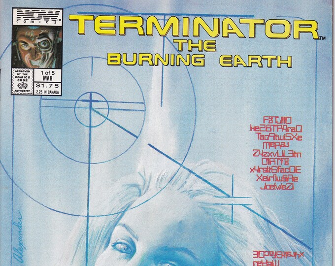 Terminator the Burning Earth 1 March 1990 Now Comics Grade