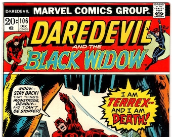 Daredevil #106 (1st Series 1964) December 1973  Marvel Comics  Grade VF