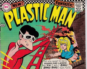 Plastic Man #3 - (1966 1st Series) - May 1967 - DC Comics - Grade Fine/VF