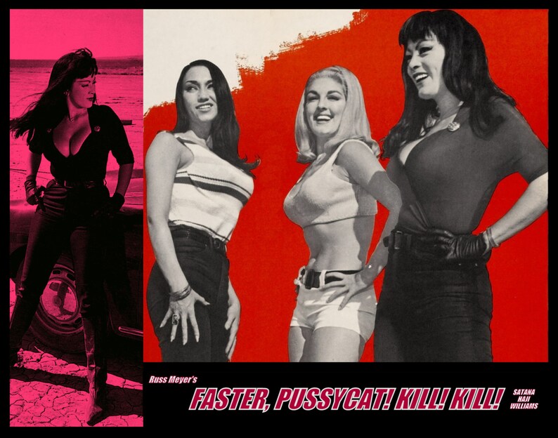 Faster Pussycat kill kill 14 x 11/" Photo Print