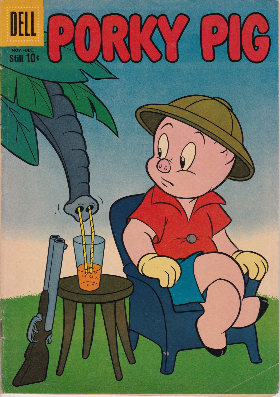1977 Gold Key VG+ 4.5 Dog Catcher cover! Porky Pig 73