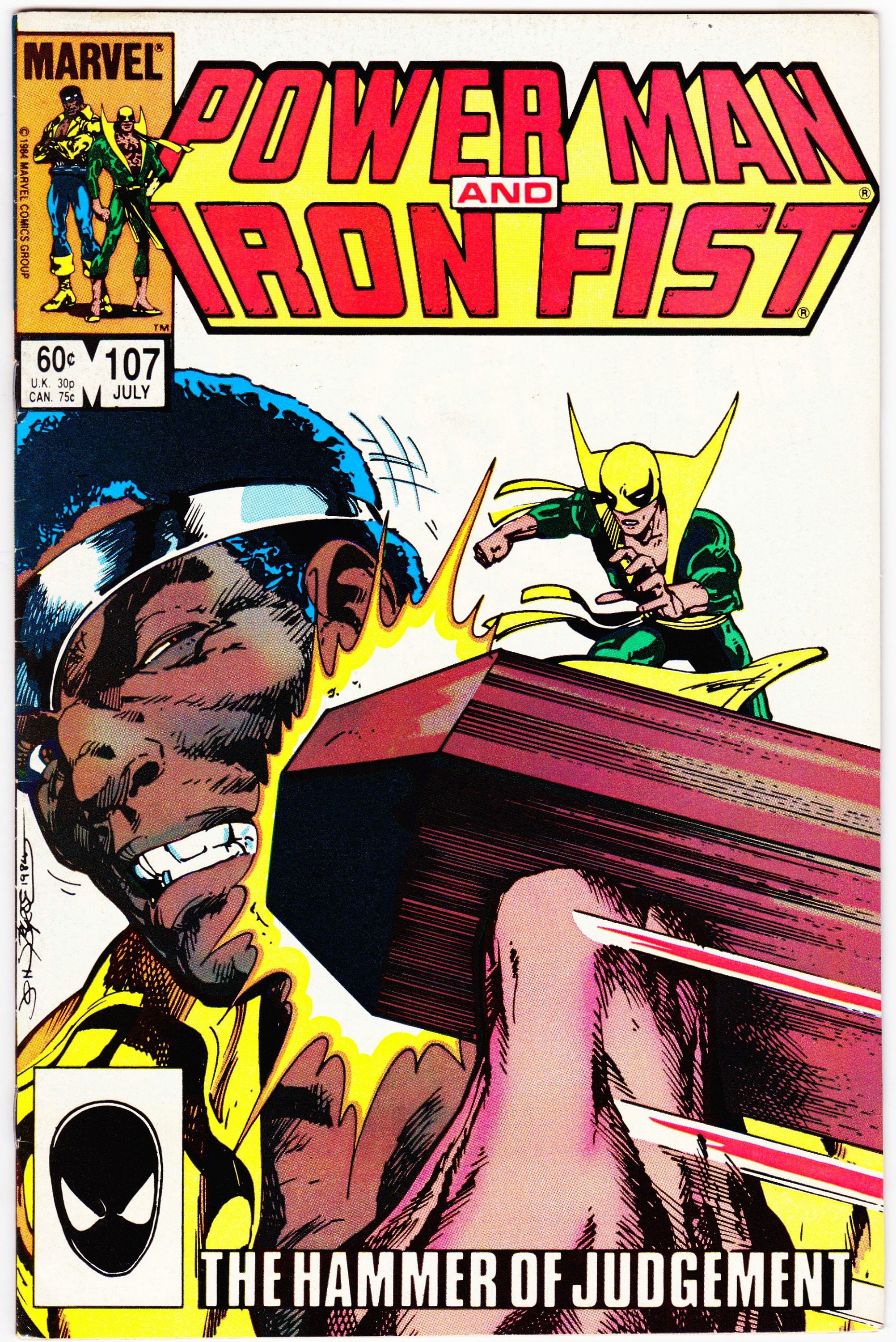 Power Man and Iron Fist 107 July 1984 Marvel Comics Grade -  in 2023