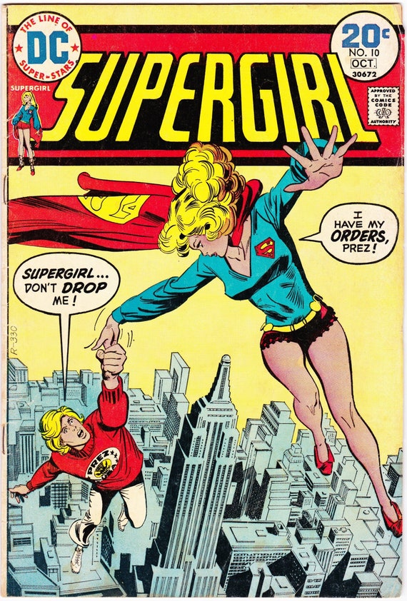 Supergirl 10 1st Series 1972 October 1974 Dc Comics Grade Vgf - 