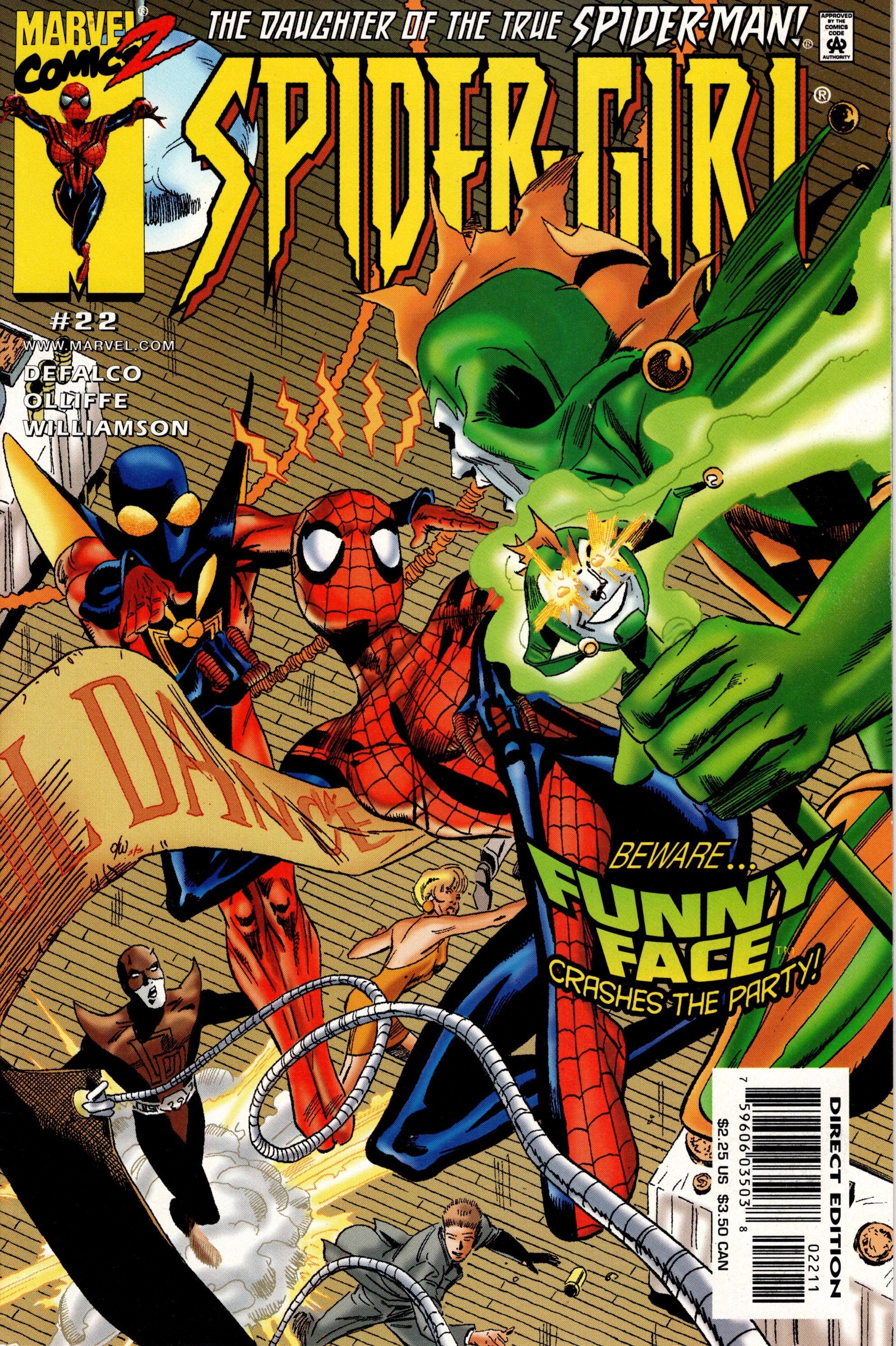 Spider-Girl #22 July 2000 Marvel Comics Defalco Olliffe Williamson