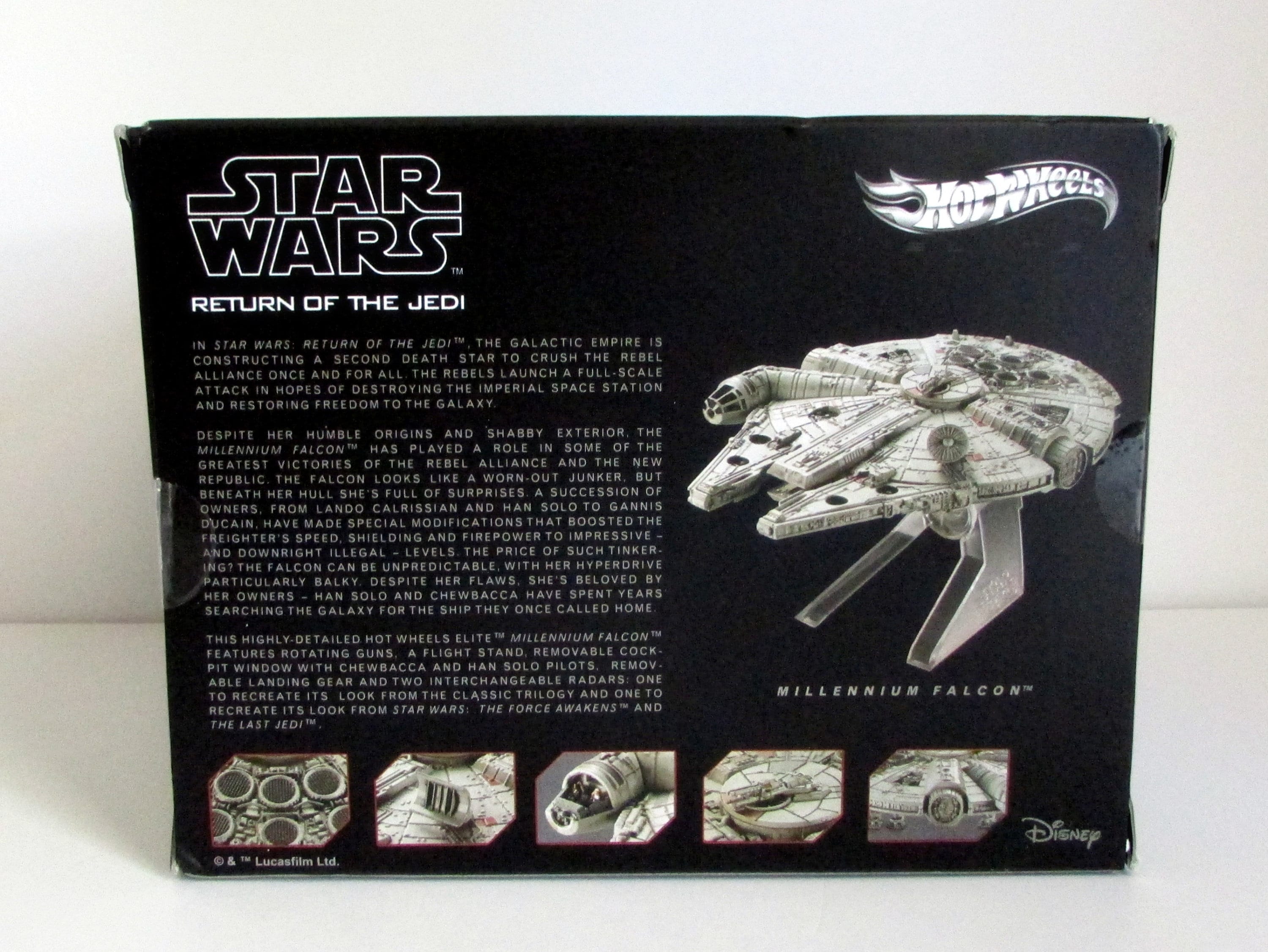 millennium falcon hot wheels elite