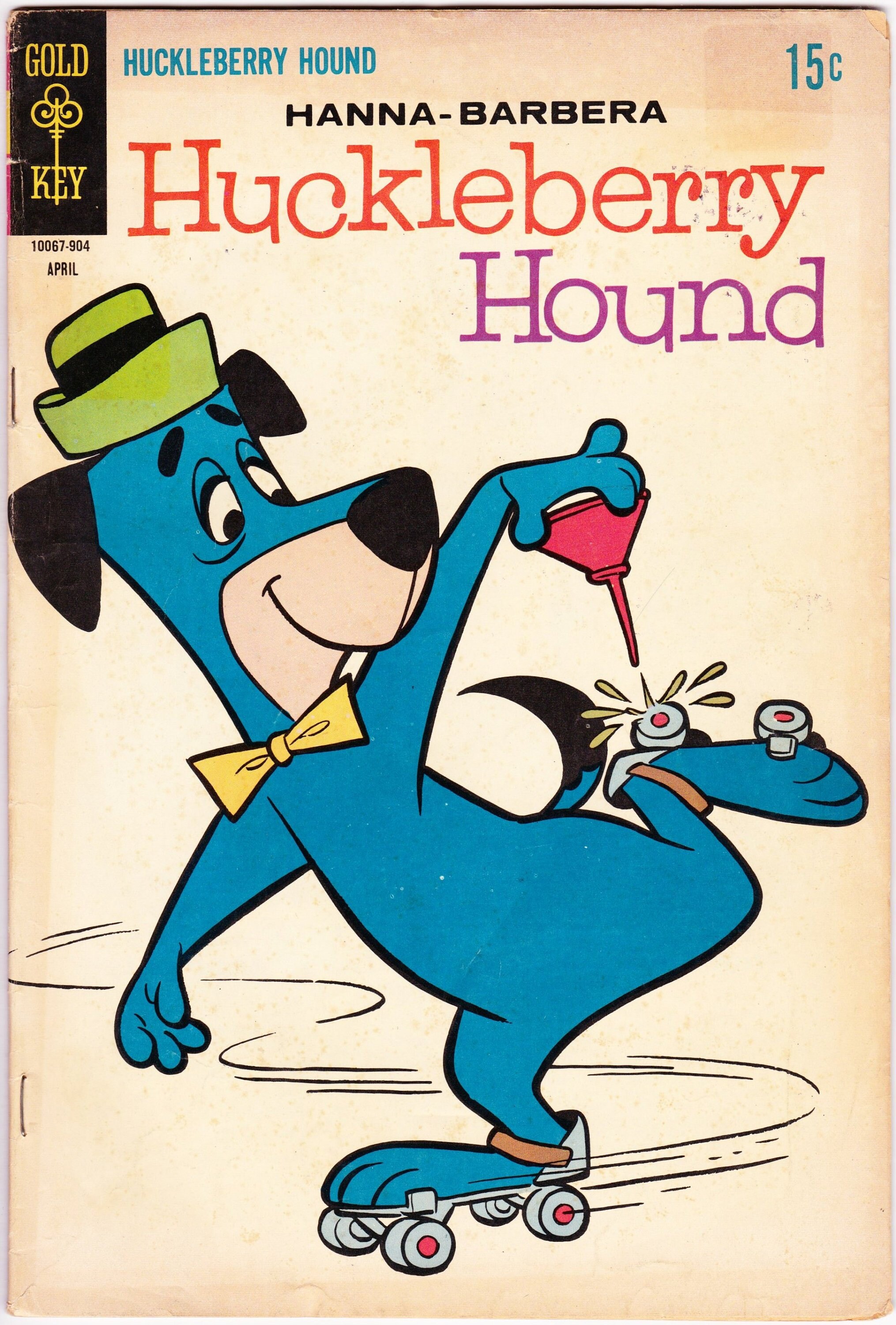 Huckleberry Hound 37 1st Series 1959 April 1969 Gold Key Comics Grade Vg Huckleberry Hound 37 1st Series 1959 April 1969 Gold Key Comics Grade Vg