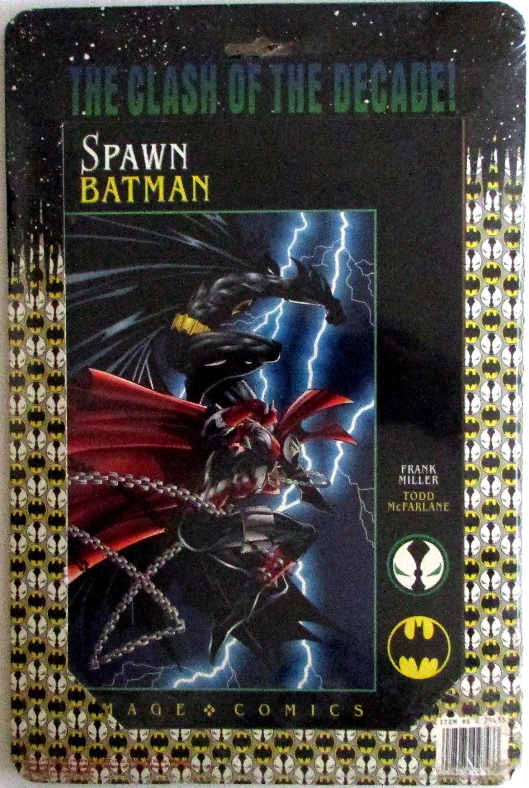 Batman Spawn Clash Of The Decades Two Pack Set Batman Spawn War Devil Spawn Batman 1994 Dc Comics Grade Mip