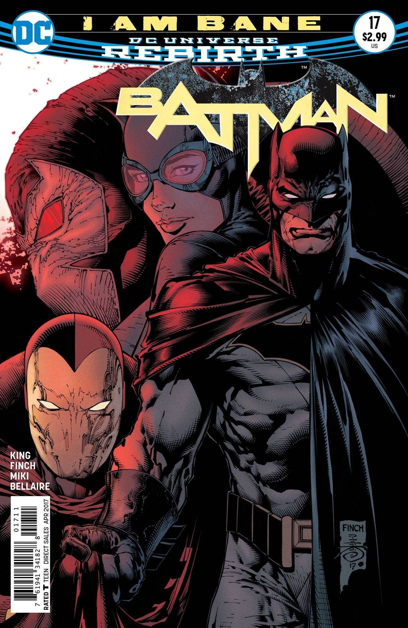 Batman #17 (I Am Bane) April 2017 DC Comics Grade NM