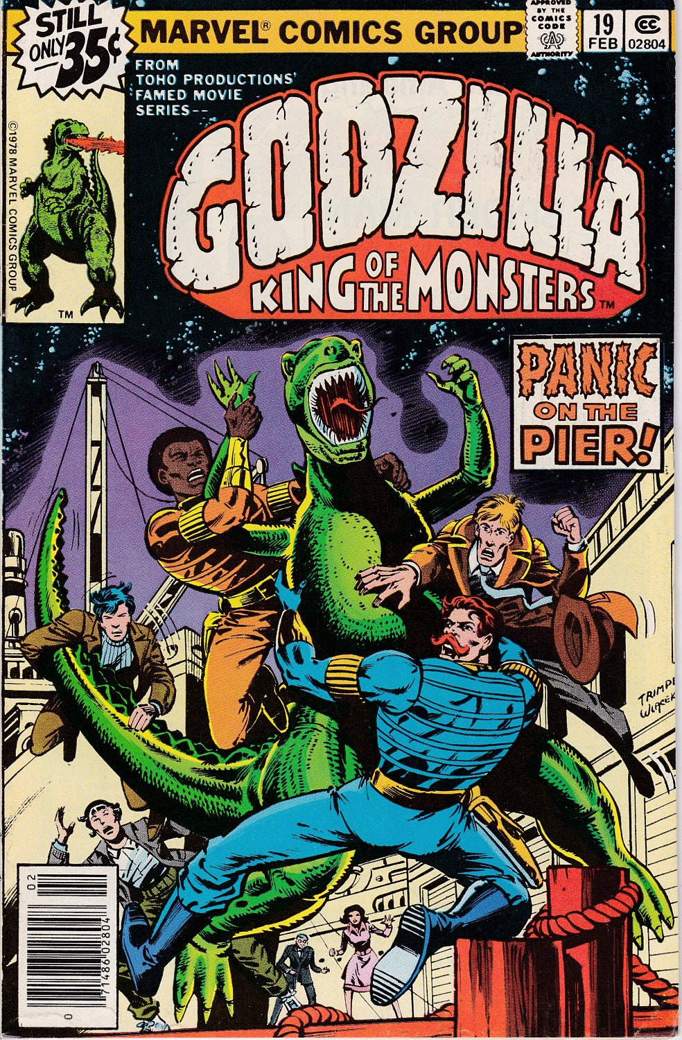 Godzilla 19 February 1979 Marvel Comics Grade VF Etsy