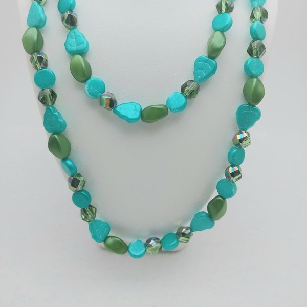 Bali Necklace - Aqua