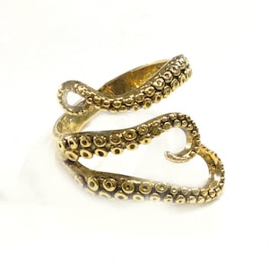Octopus Tentacle Spirit Animal Ring