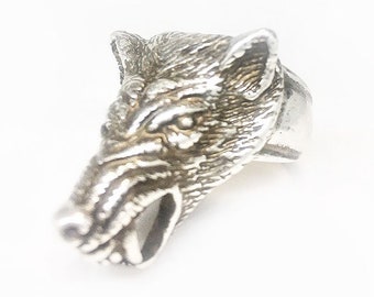 Wolf Spirit Animal Ring