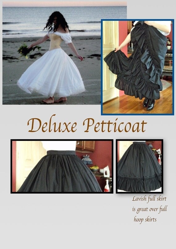 Extra Full Petticoat With Tucks Made to Order in Premium Etsy