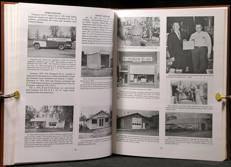 Orient Iowa Centennial Book 18821982 A Collection of Etsy