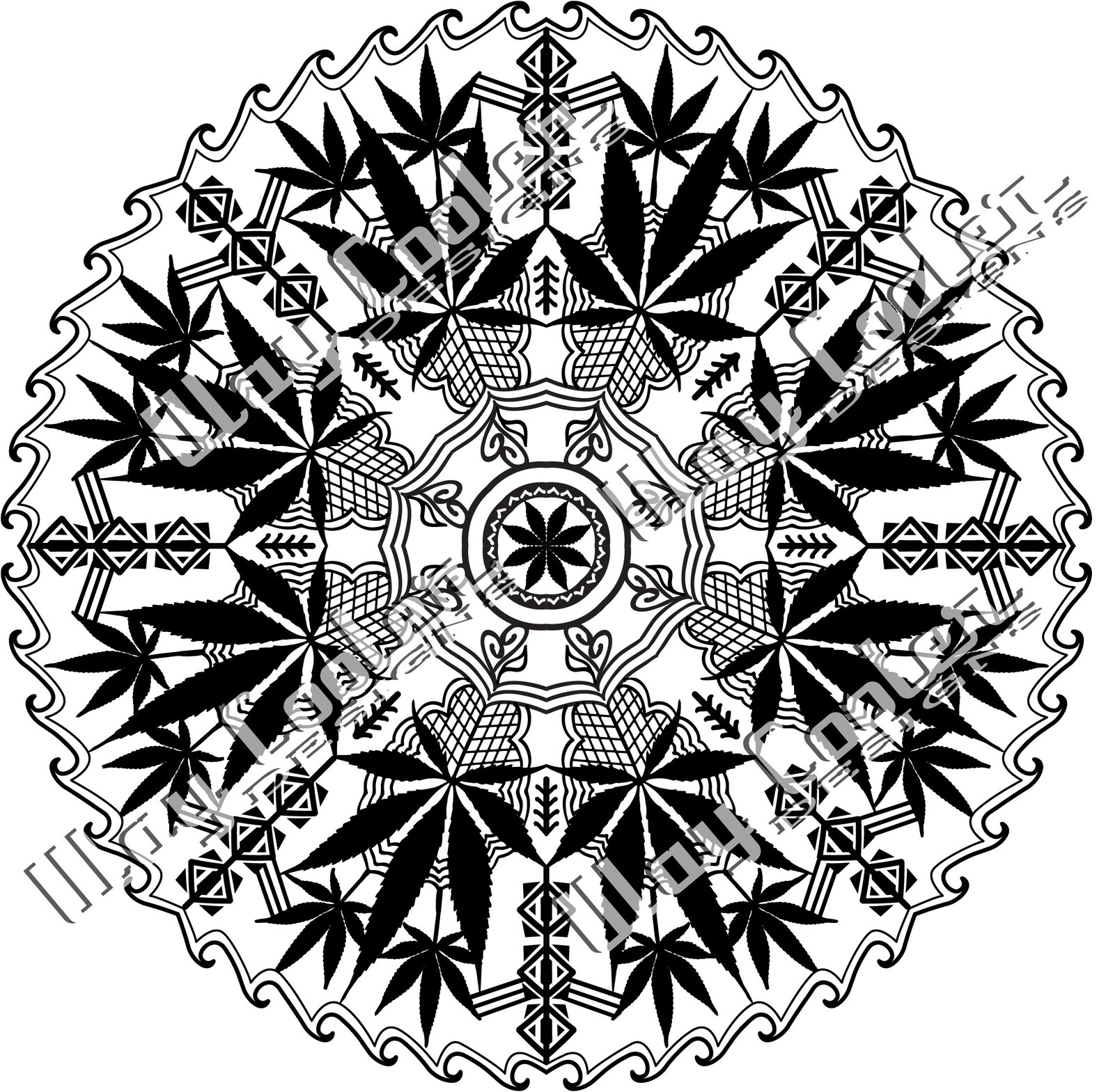 Free Free Weed Mandala Svg 84 SVG PNG EPS DXF File