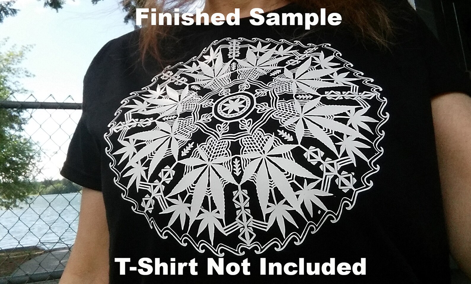 Cannabis Marijuana Mandala Graphic, SVG File, JPG and PNG Included