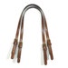 byhands Genuine Leather Purse Handles / Bag Strap with Crocodile Pattern, 28" (30-5505)