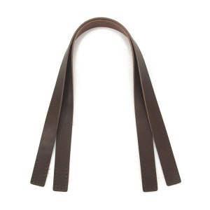 Rolled Leather Purse Handles, Round End, 23 / 58cm, 1 pair
