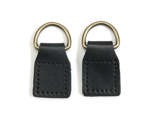 6 Pcs 5 Zipper Fixer Repair Pull Tab PU Leather Instant Bag Purse
