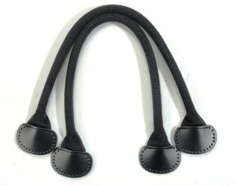 18.1 inches Webbing Purse Handles/ Tote Bag Straps with Leather Tab (24-4003)