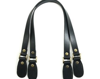23.8" byhands Genuine Leather Purse Handles, Shoulder Bag Straps (30-6001)