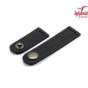 byhands 100% Genuine Leather Snap Closure for Purse Making Supply, 3.15&quot; (12-1002)