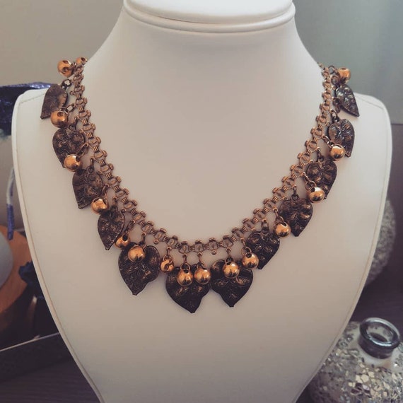 Vintage bib necklace