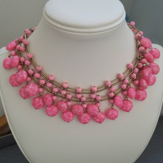 Vintage kramer bib necklace