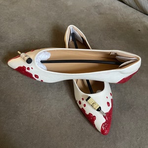 Spilling Wine Hand painted Flats