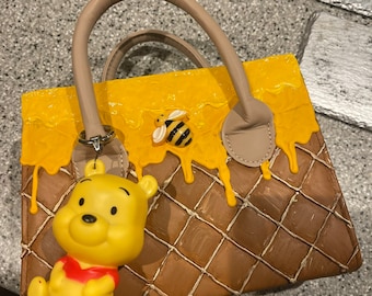 Pochette à dessert Honey Sweetness avec anse pour sac à main