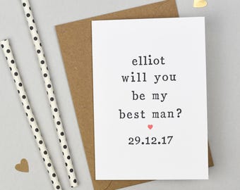 Asking Best Man Card, Be my Best Man, Card for Best Man, Asking Card, Wedding Card, Asking Bestman Wedding Card, Bestman Card, Asking Groom