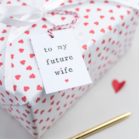 Future Wife Gift Tag, Future Wife Tag, Fiancee Gift Tag, Future Wife Present, Gift tag for present, Future Wife Gift, Gift for Fiancee