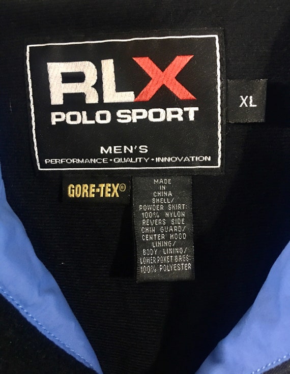 Vintage Ralph Lauren Polo Sport Rlx Gore-tex Tech Jacket Sz Xl